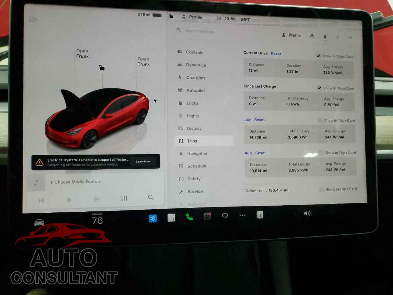 TESLA MODEL 3 2022 - 5YJ3E1EB5NF290873