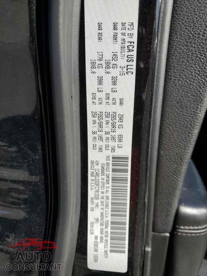 DODGE DURANGO 2015 - 1C4RDJDG9FC781939