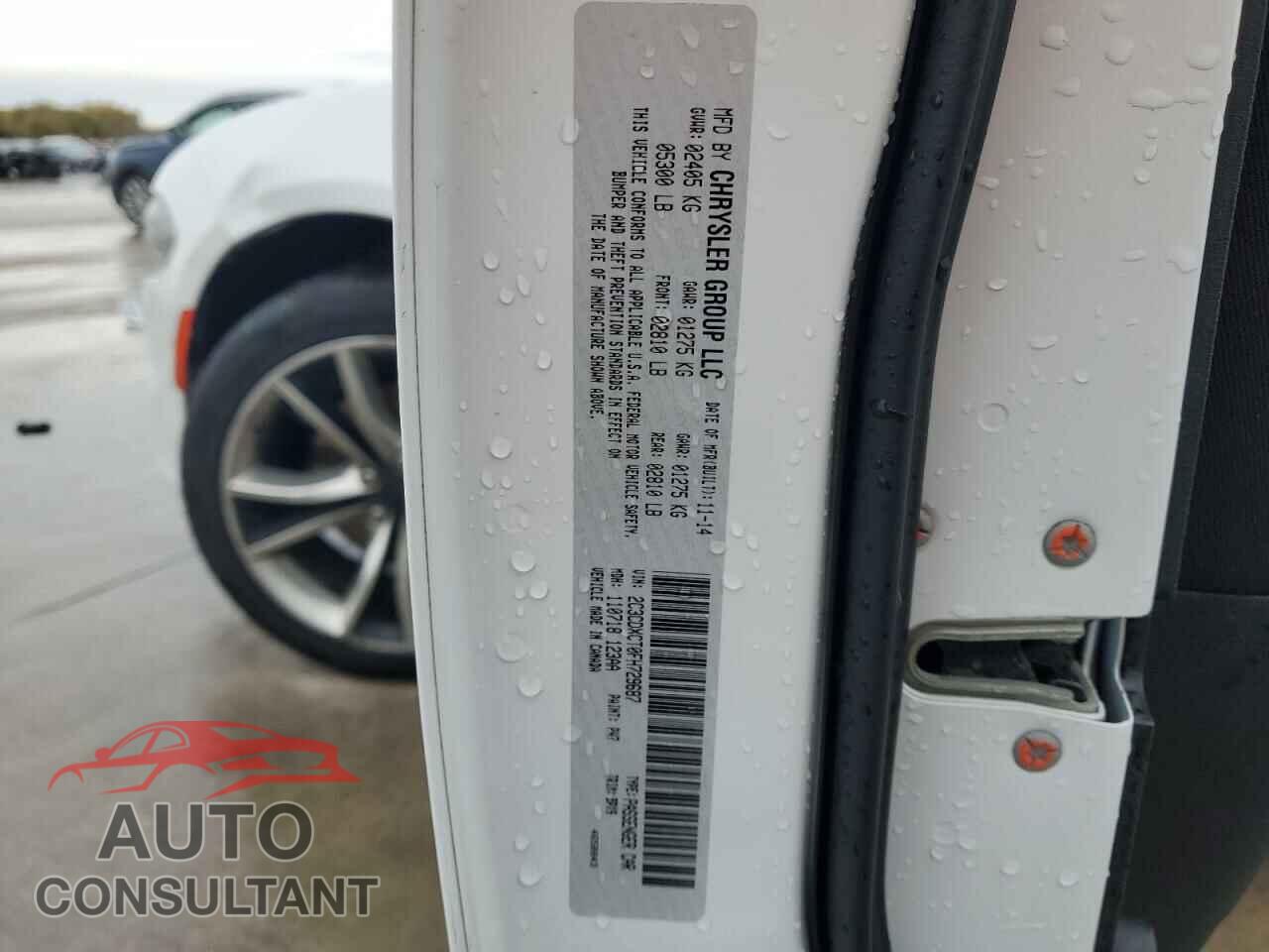 DODGE CHARGER 2015 - 2C3CDXCT0FH729687