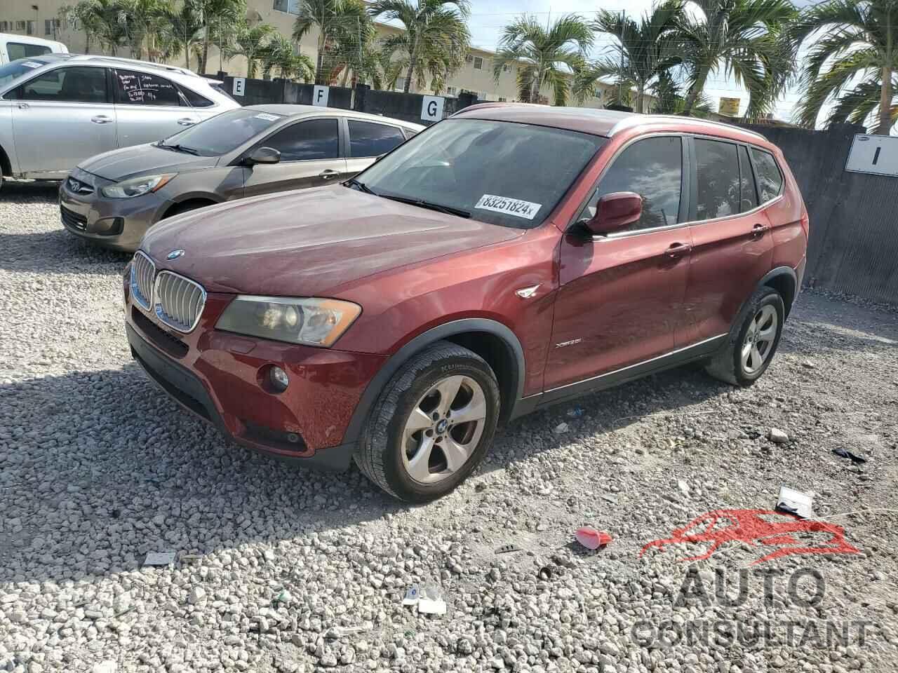 BMW X3 2011 - 5UXWX5C51BL713225