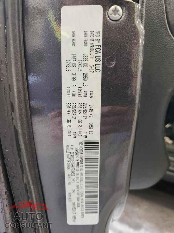 DODGE CARAVAN 2017 - 2C4RDGEG5HR773459