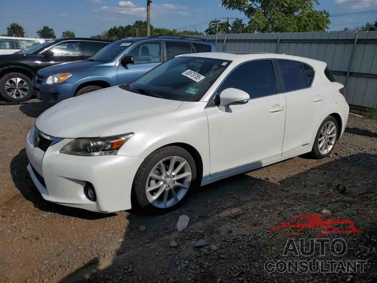 LEXUS CT 200 2012 - JTHKD5BH2C2048507