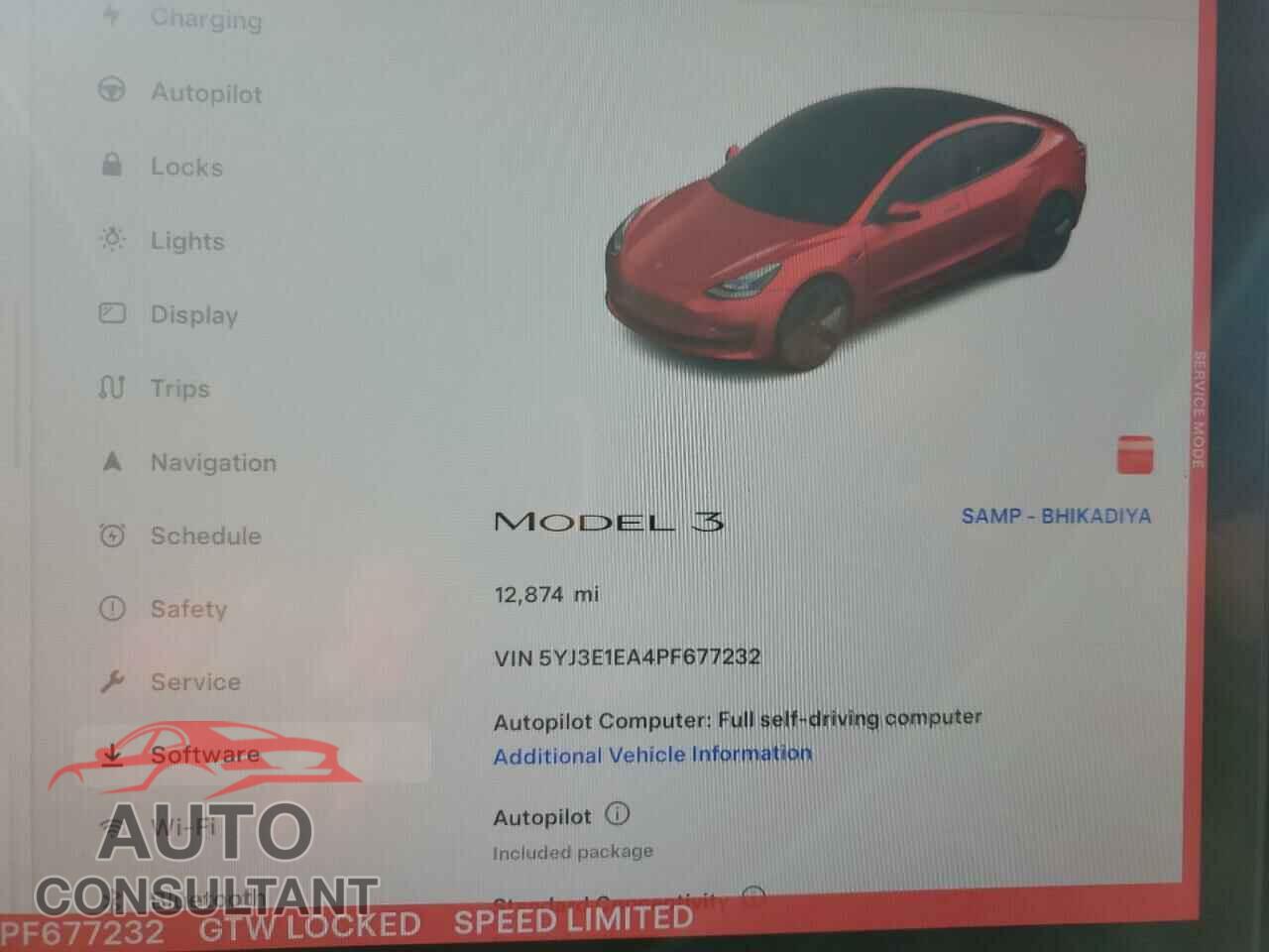 TESLA MODEL 3 2023 - 5YJ3E1EA4PF677232