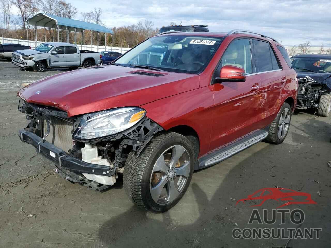 MERCEDES-BENZ GLE-CLASS 2016 - 4JGDA5JB8GA670018