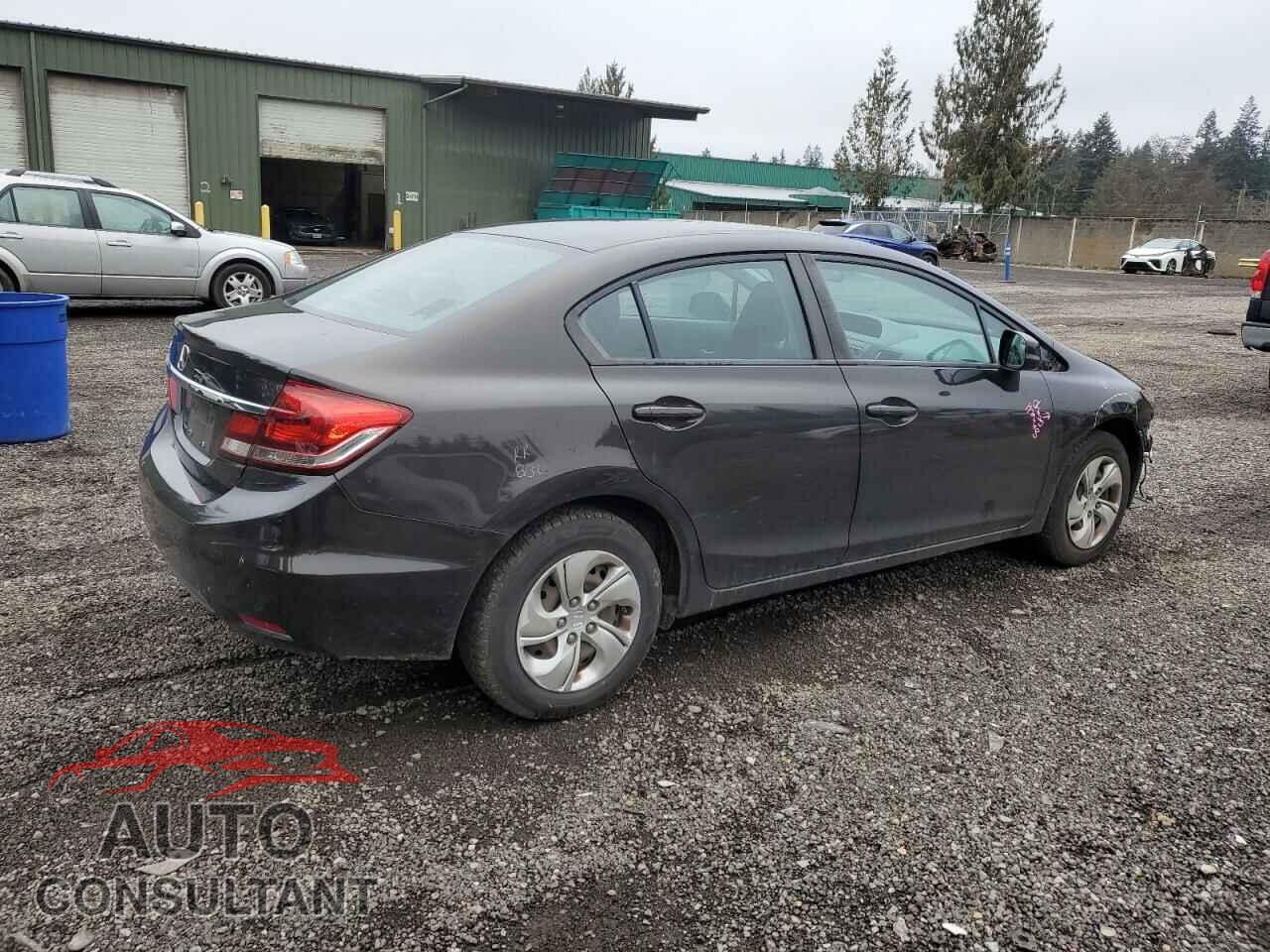 HONDA CIVIC 2013 - 19XFB2F56DE264596