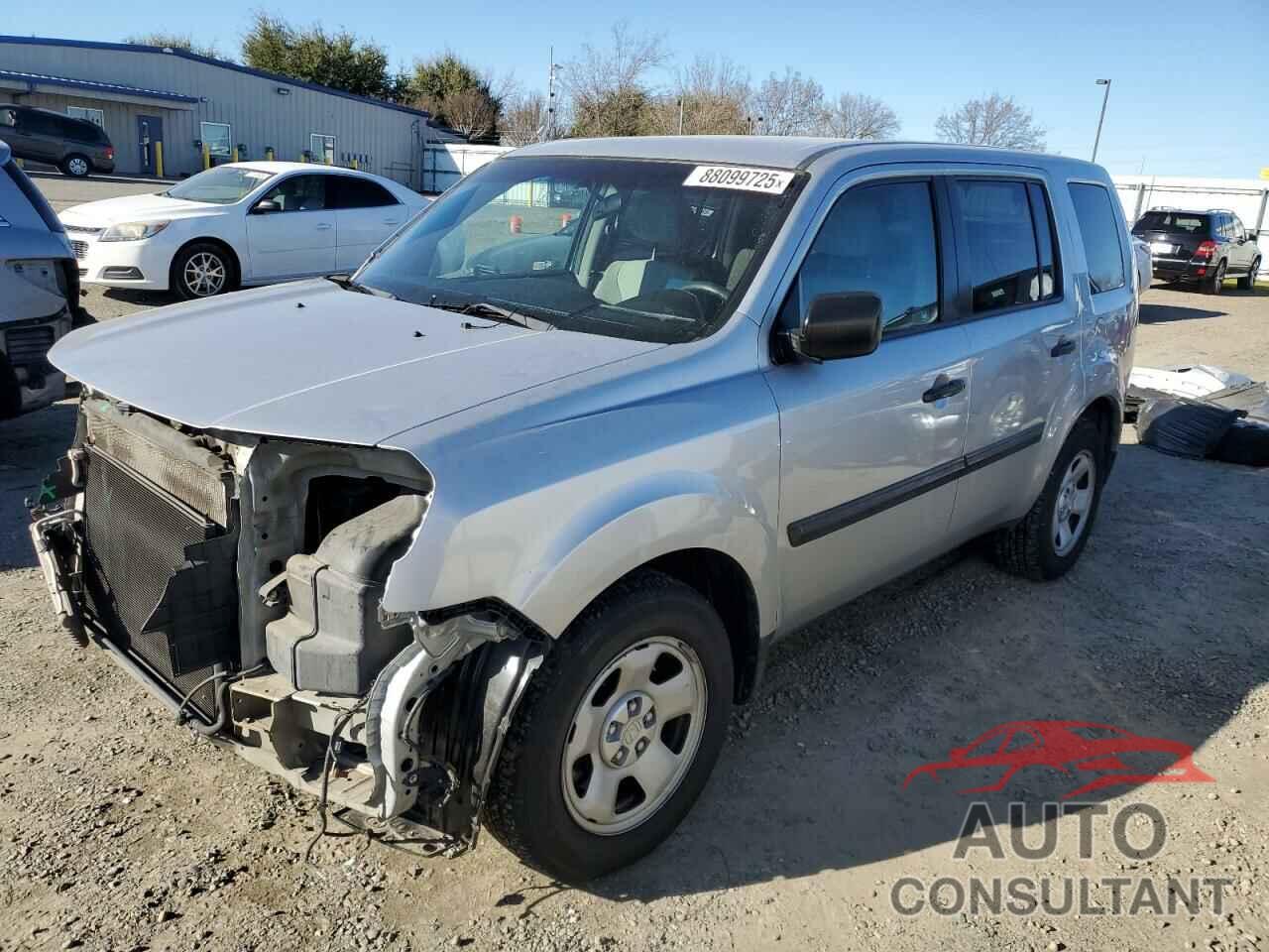 HONDA PILOT 2012 - 5FNYF4H26CB038742