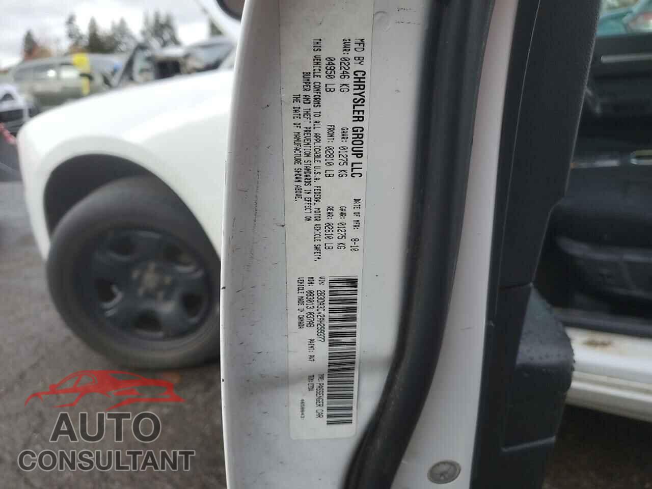 DODGE CHARGER 2010 - 2B3CA3CV2AH299377
