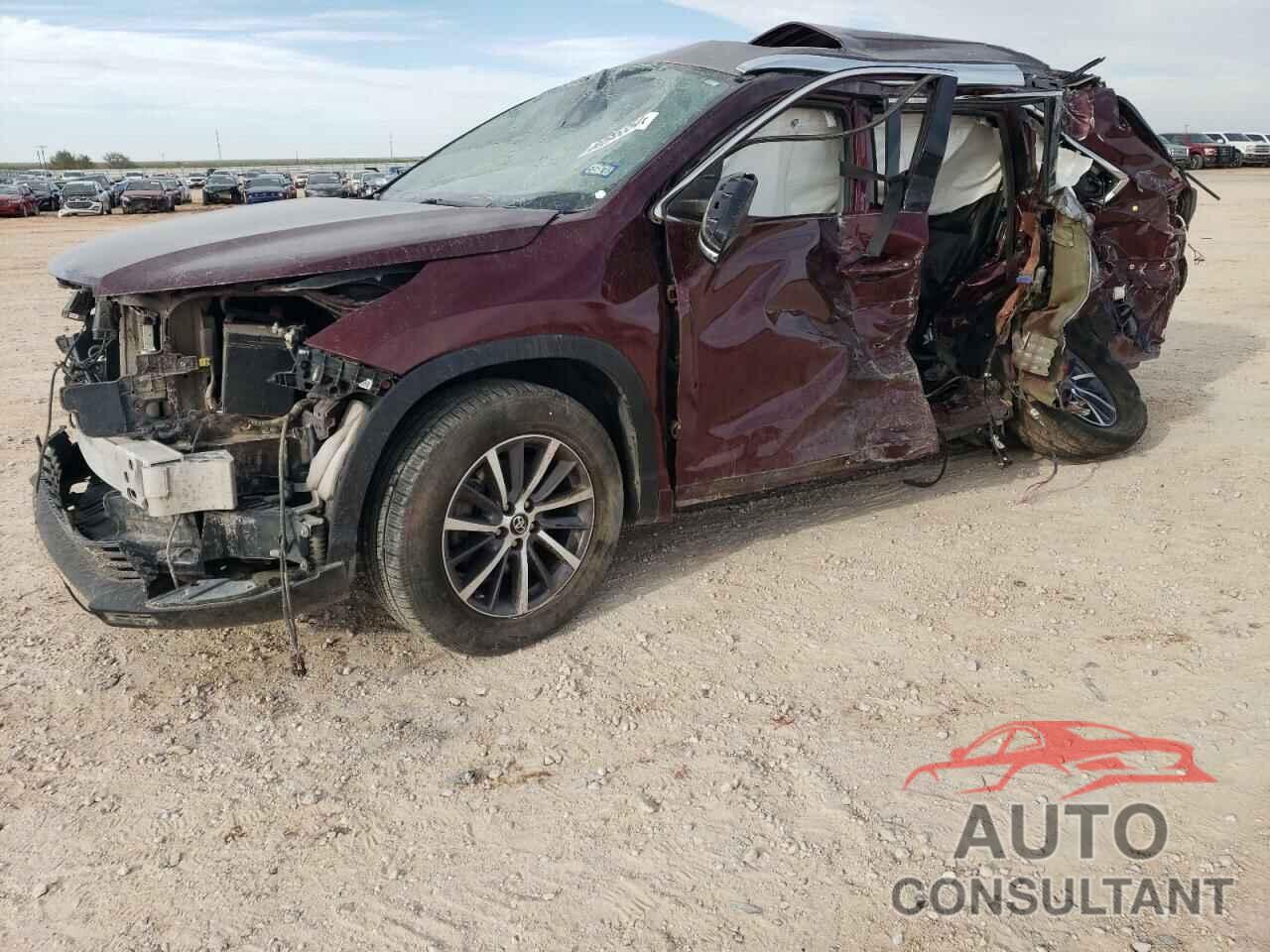 TOYOTA HIGHLANDER 2018 - 5TDKZRFH9JS251520