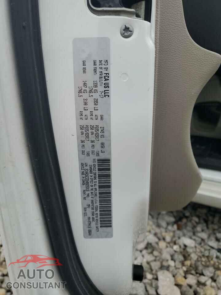 DODGE CARAVAN 2017 - 2C4RDGCG5HR825319