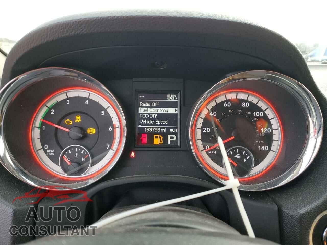DODGE DURANGO 2012 - 1C4SDJET5CC309021