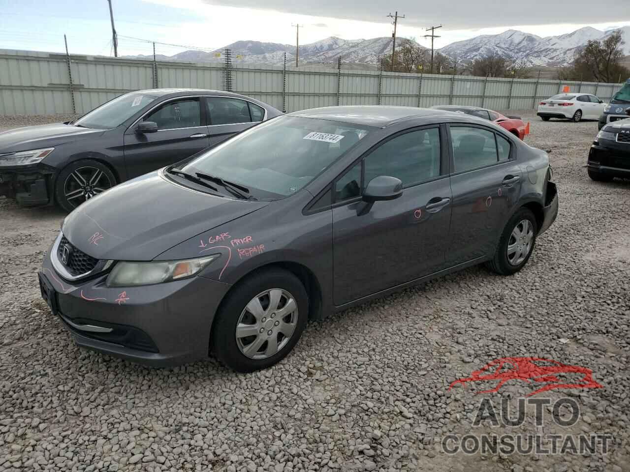 HONDA CIVIC 2013 - 2HGFB2F58DH580684