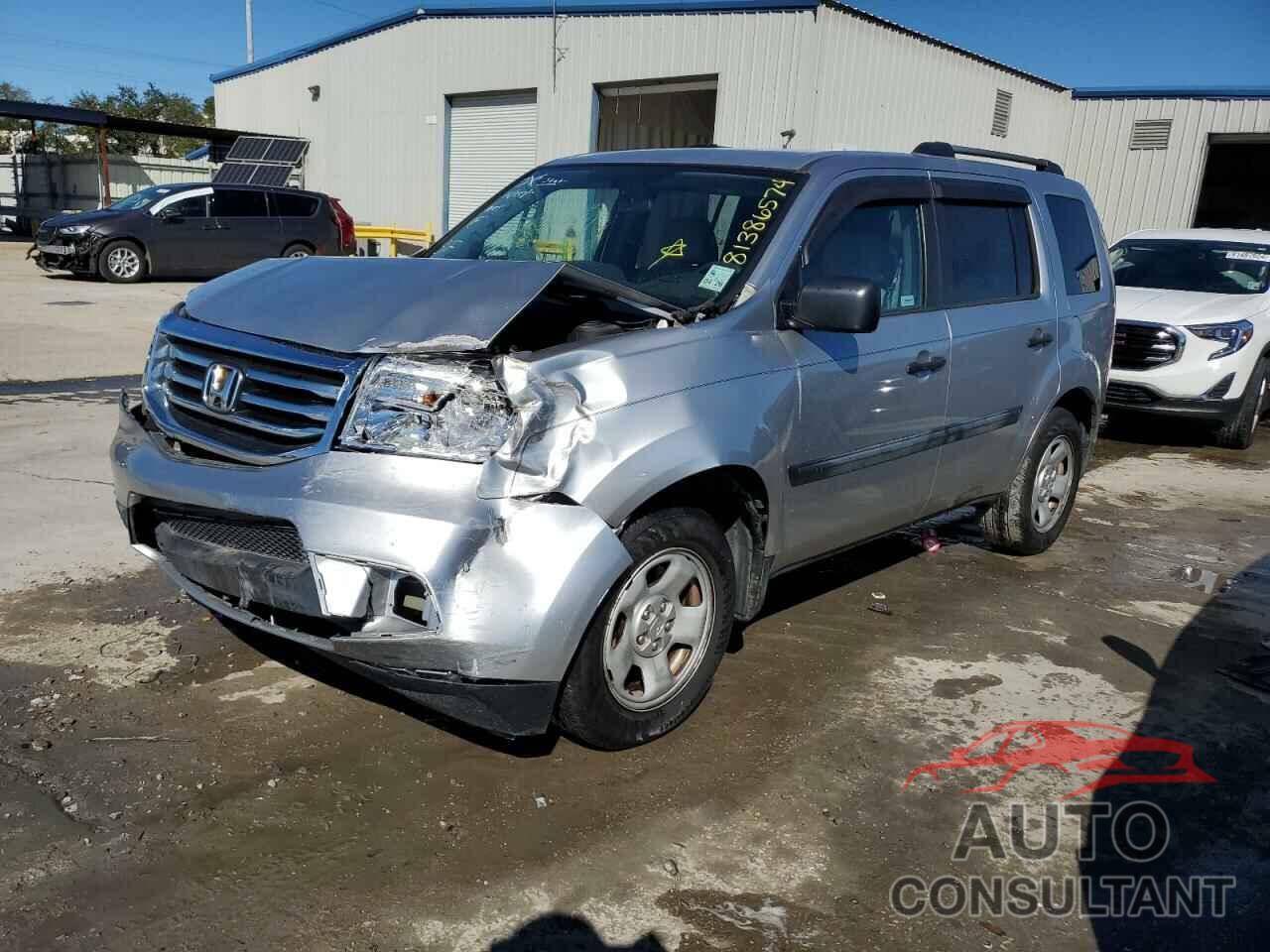 HONDA PILOT 2013 - 5FNYF3H25DB007476