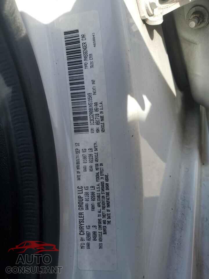 DODGE AVENGER 2013 - 1C3CDZAB8DN519509