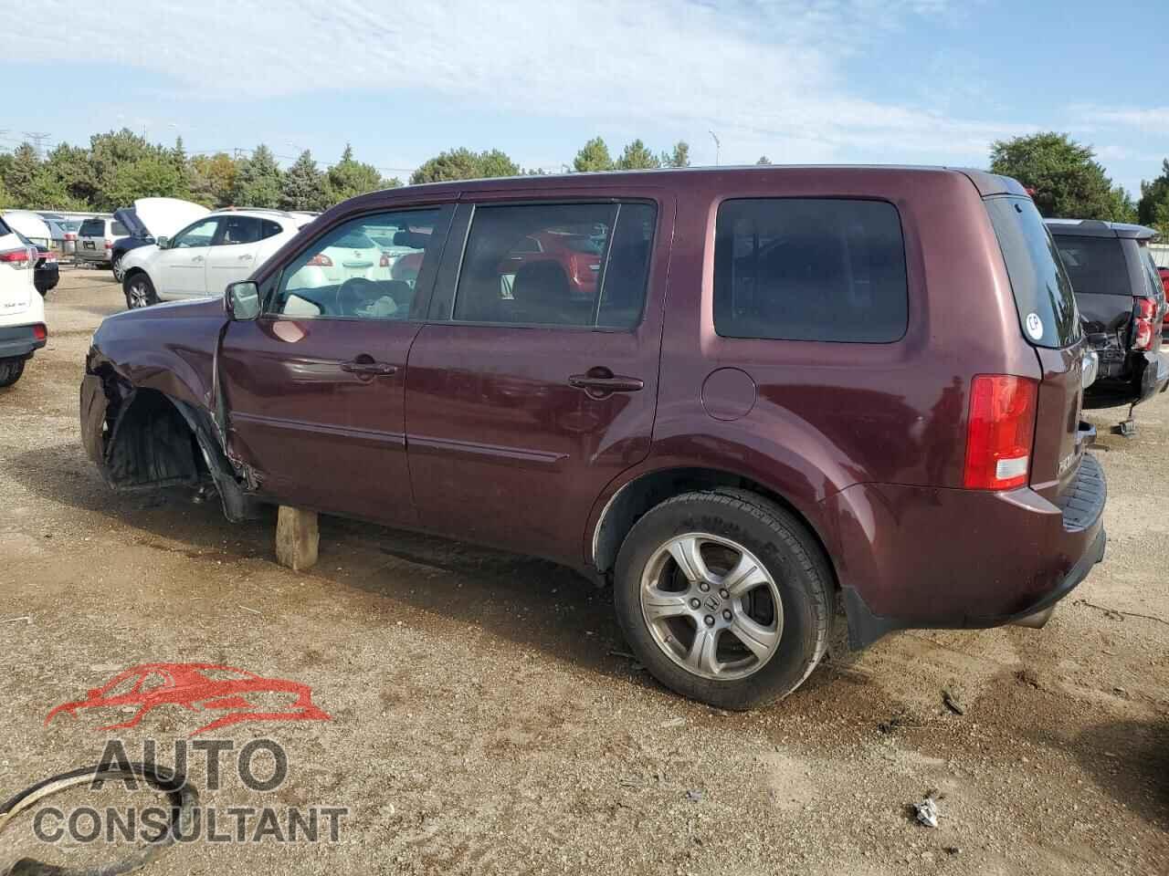 HONDA PILOT 2013 - 5FNYF4H66DB006197