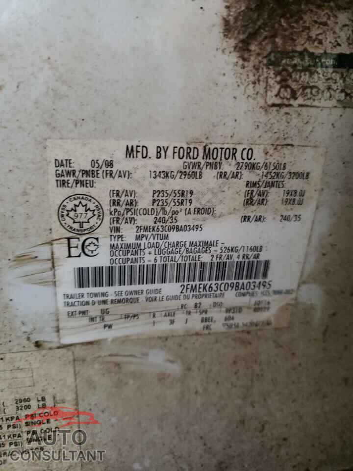 FORD FLEX 2009 - 2FMEK63C09BA03495