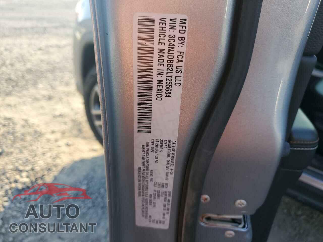 JEEP COMPASS 2020 - 3C4NJDBB2LT255684