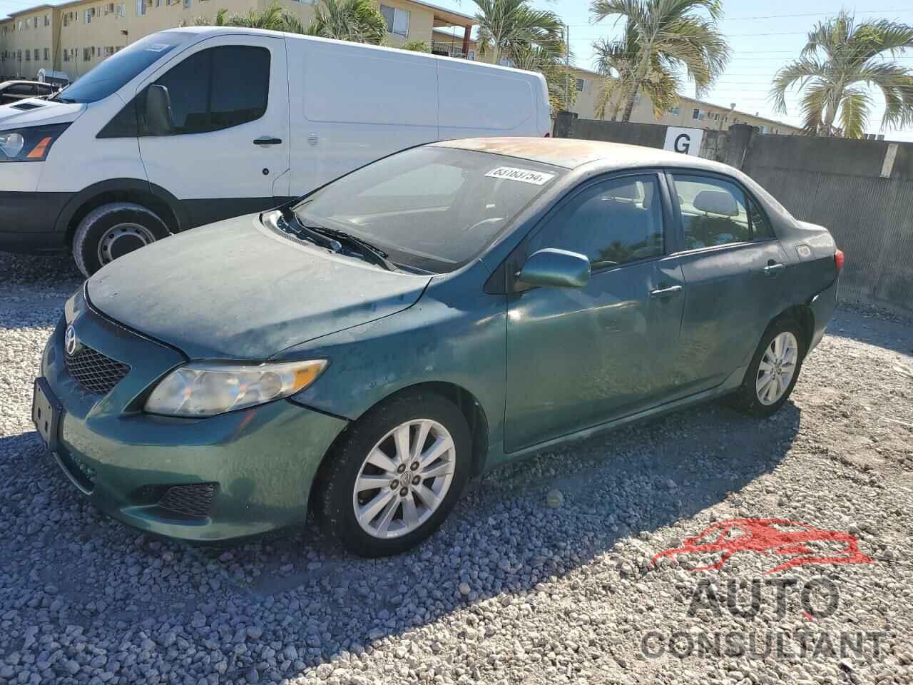 TOYOTA COROLLA 2009 - 1NXBU40E09Z151647