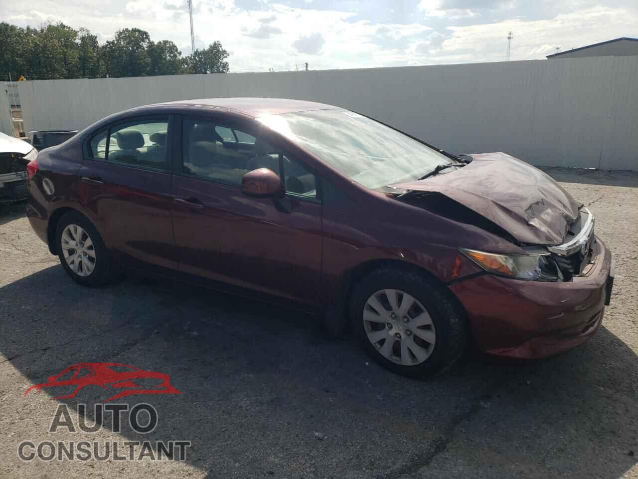 HONDA CIVIC 2012 - 2HGFB2F52CH596409
