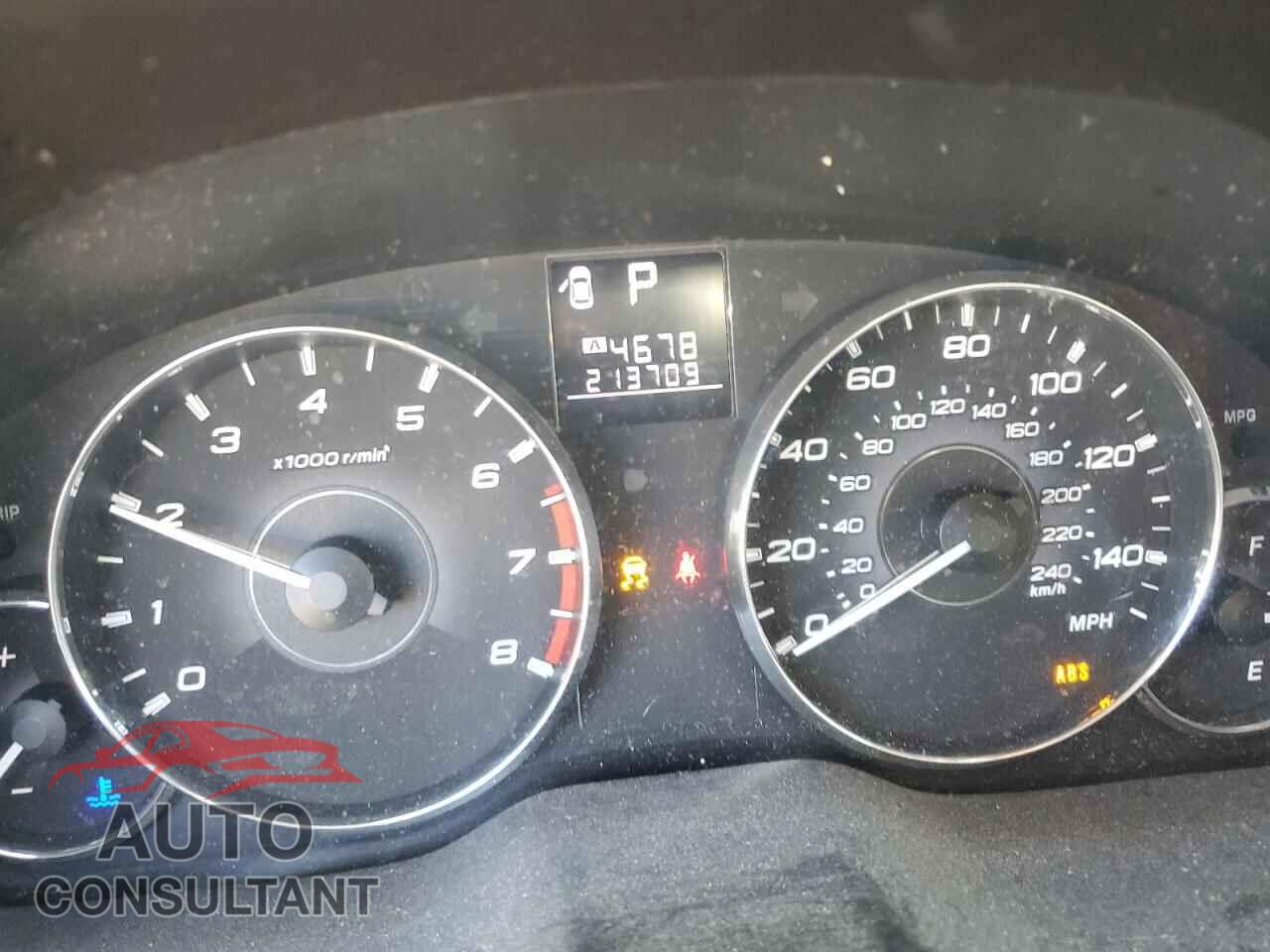 SUBARU OUTBACK 2012 - 4S4BRBKC9C3301995