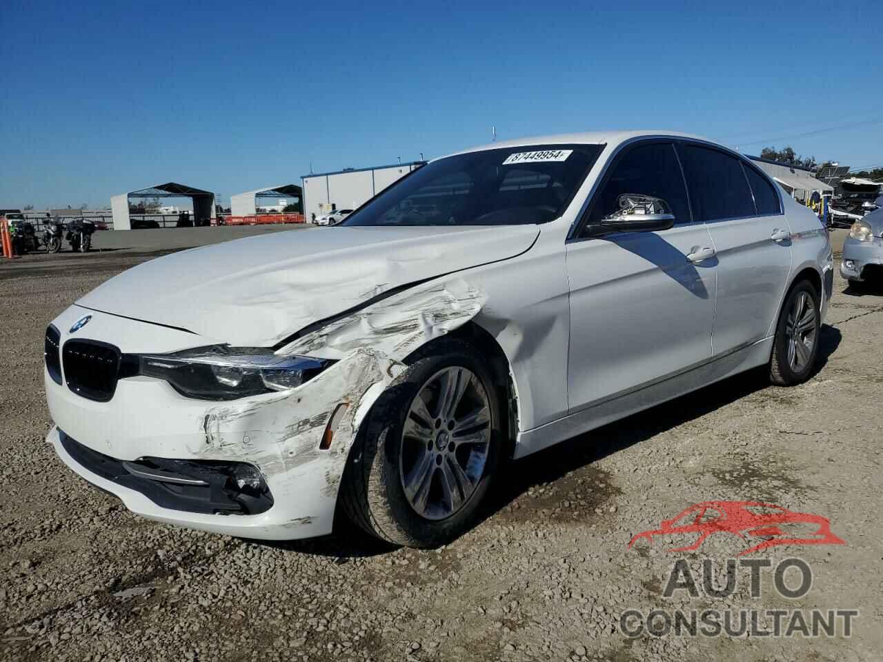 BMW 3 SERIES 2017 - WBA8B9G36HNU54931