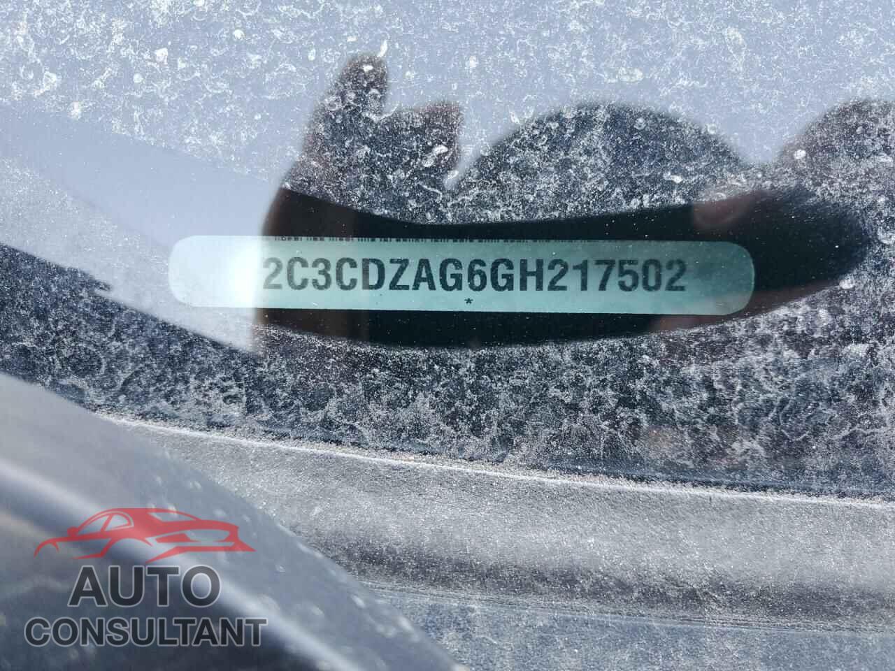 DODGE CHALLENGER 2016 - 2C3CDZAG6GH217502