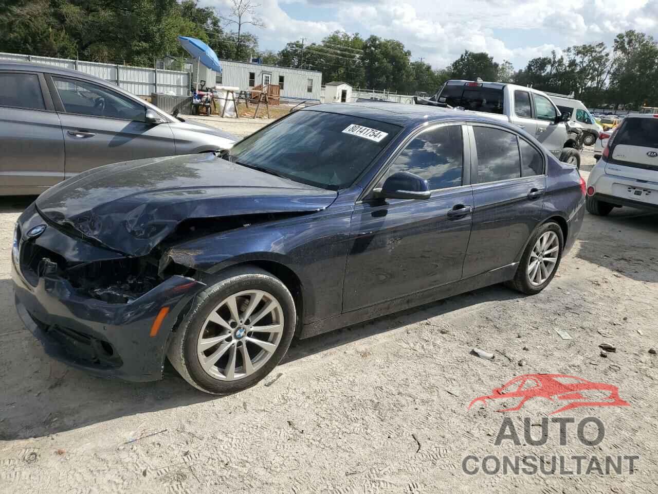 BMW 3 SERIES 2017 - WBA8E1G55HNU14897