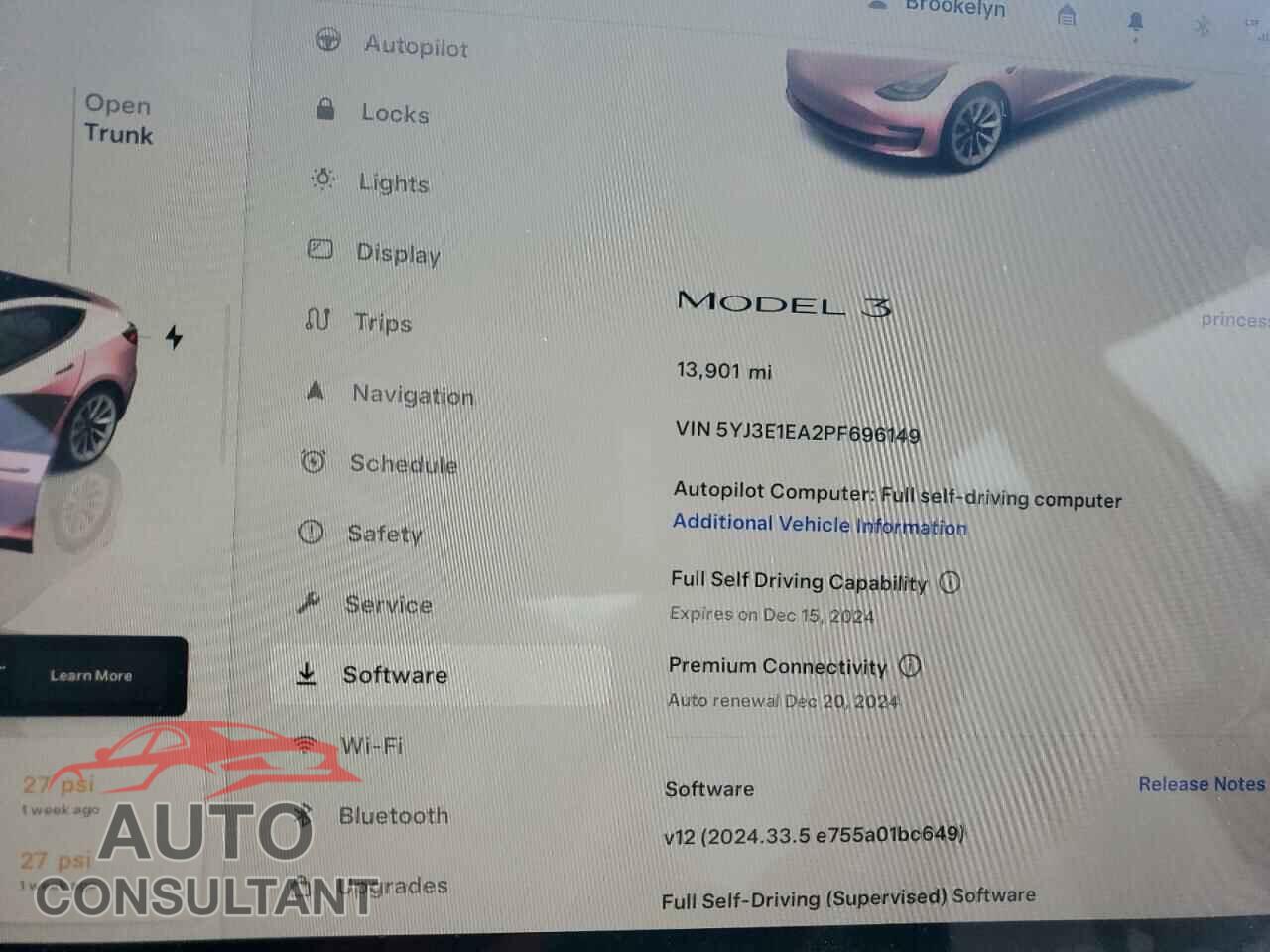 TESLA MODEL 3 2023 - 5YJ3E1EA2PF696149