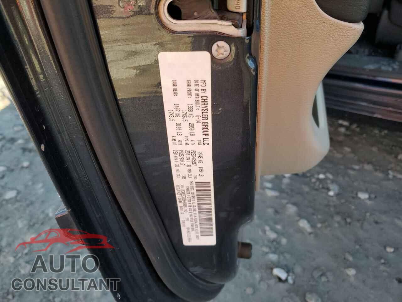 DODGE CARAVAN 2014 - 2C4RDGCG1ER469866
