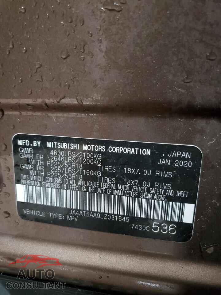 MITSUBISHI ECLIPSE 2020 - JA4AT5AA9LZ031645