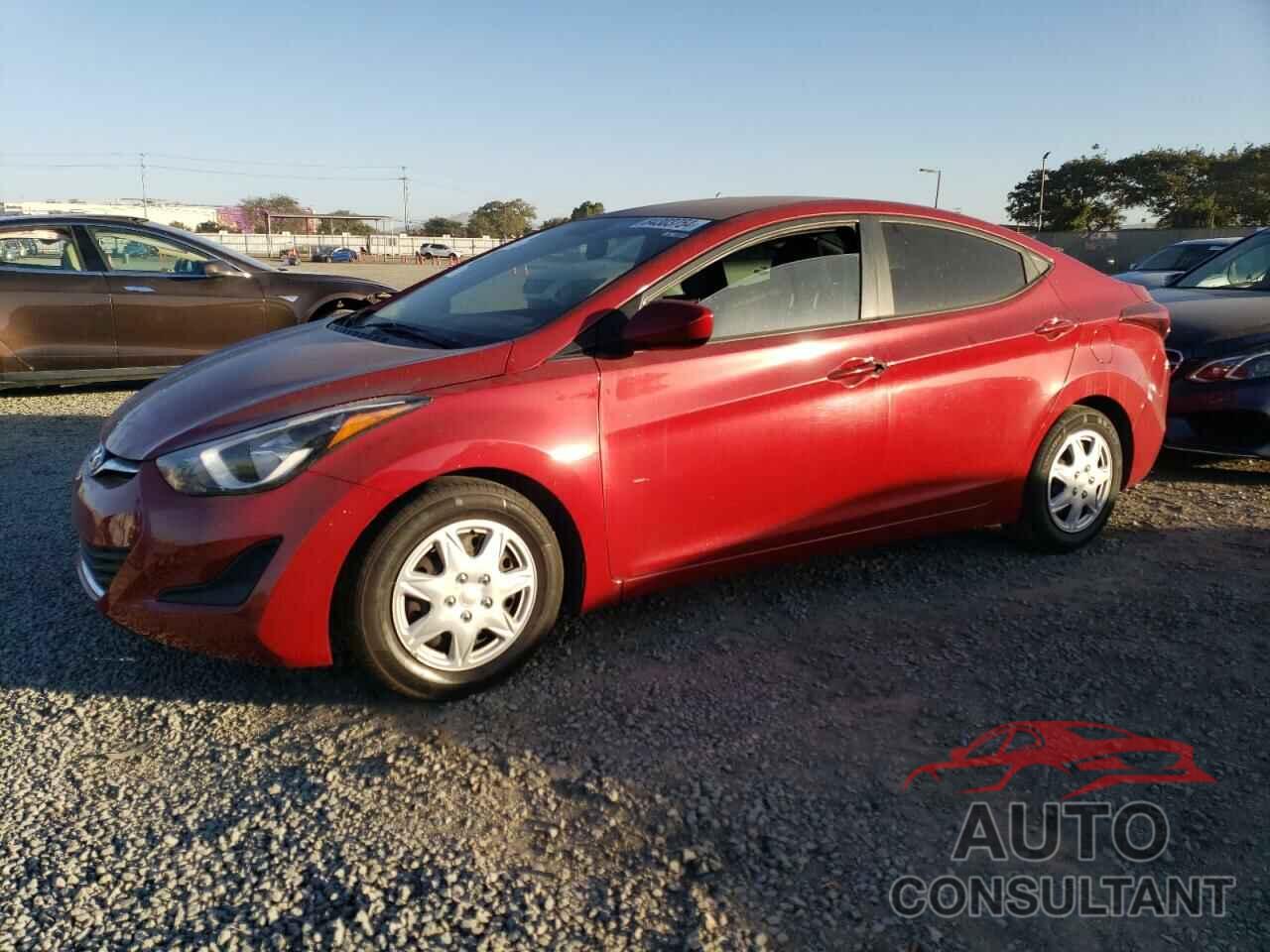 HYUNDAI ELANTRA 2016 - KMHDH4AE1GU583415