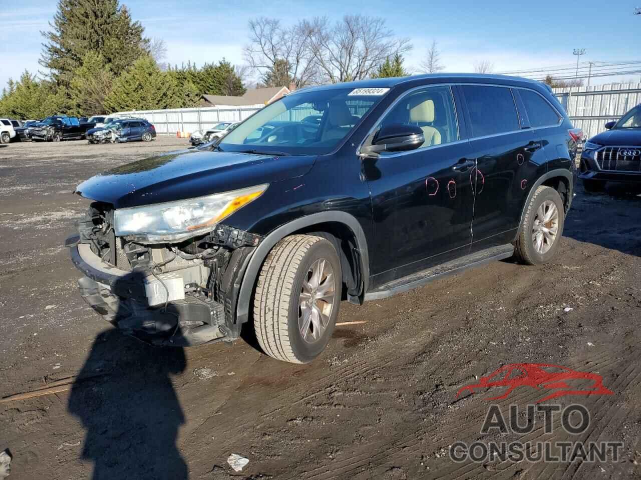 TOYOTA HIGHLANDER 2015 - 5TDJKRFH5FS088176