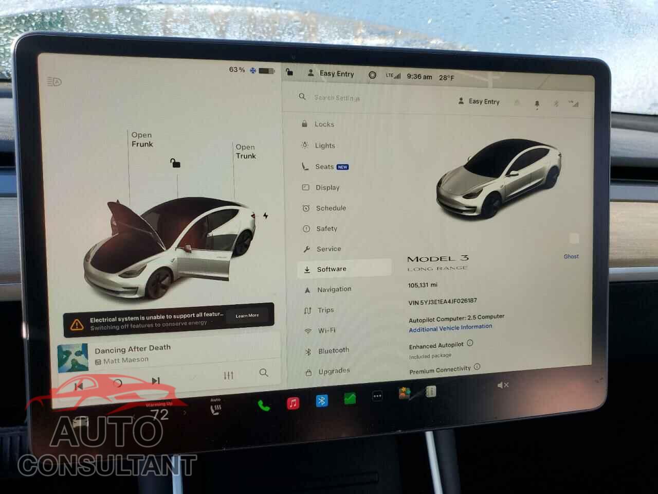 TESLA MODEL 3 2018 - 5YJ3E1EA4JF026187