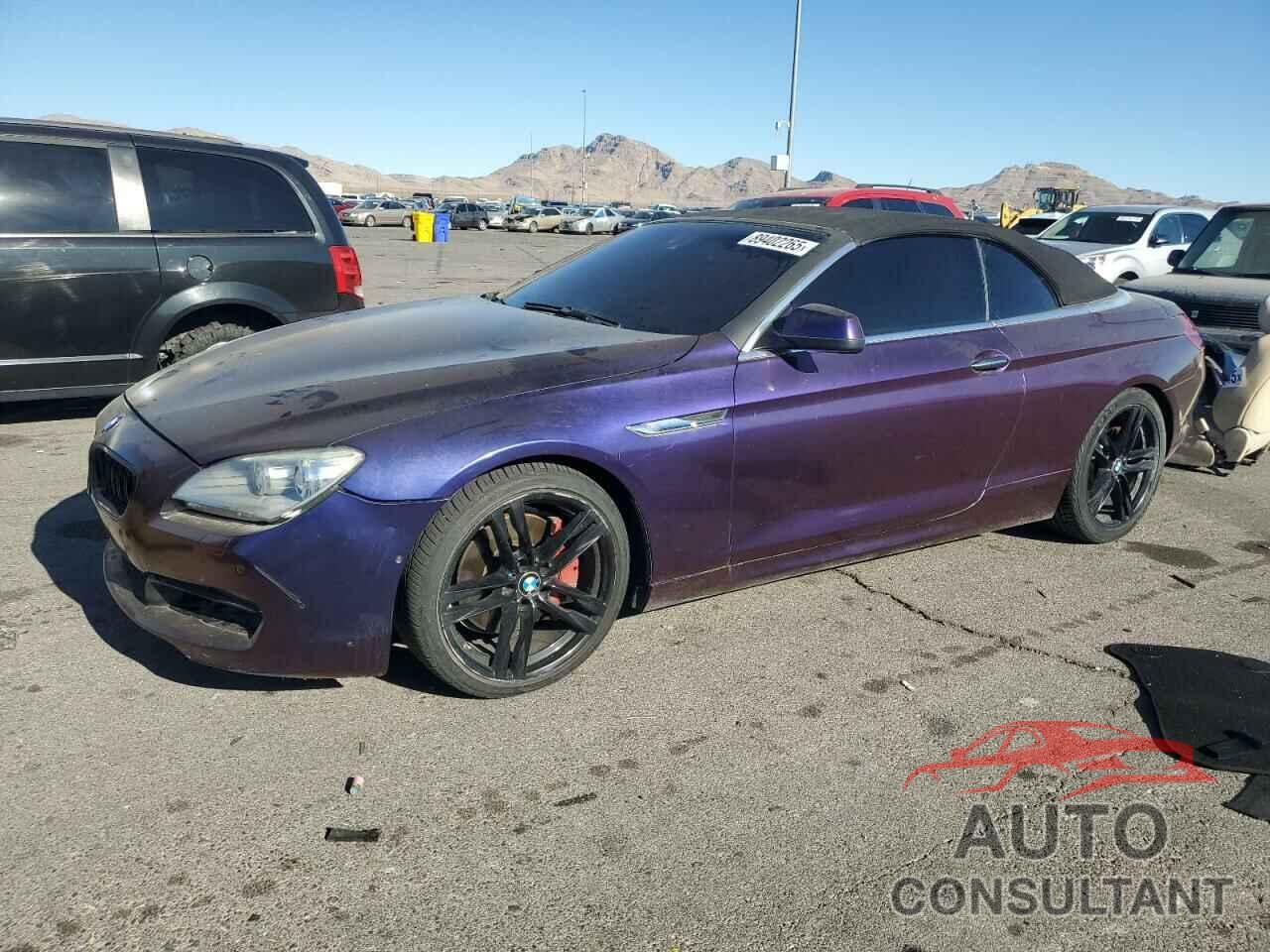 BMW 6 SERIES 2012 - WBALZ3C50CC397706