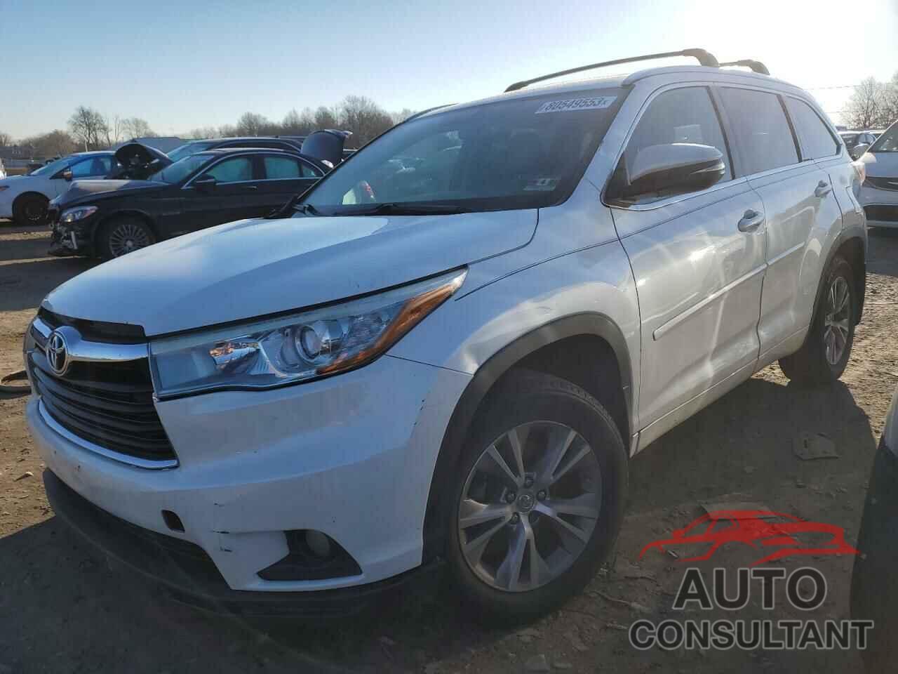 TOYOTA HIGHLANDER 2015 - 5TDJKRFH1FS076221