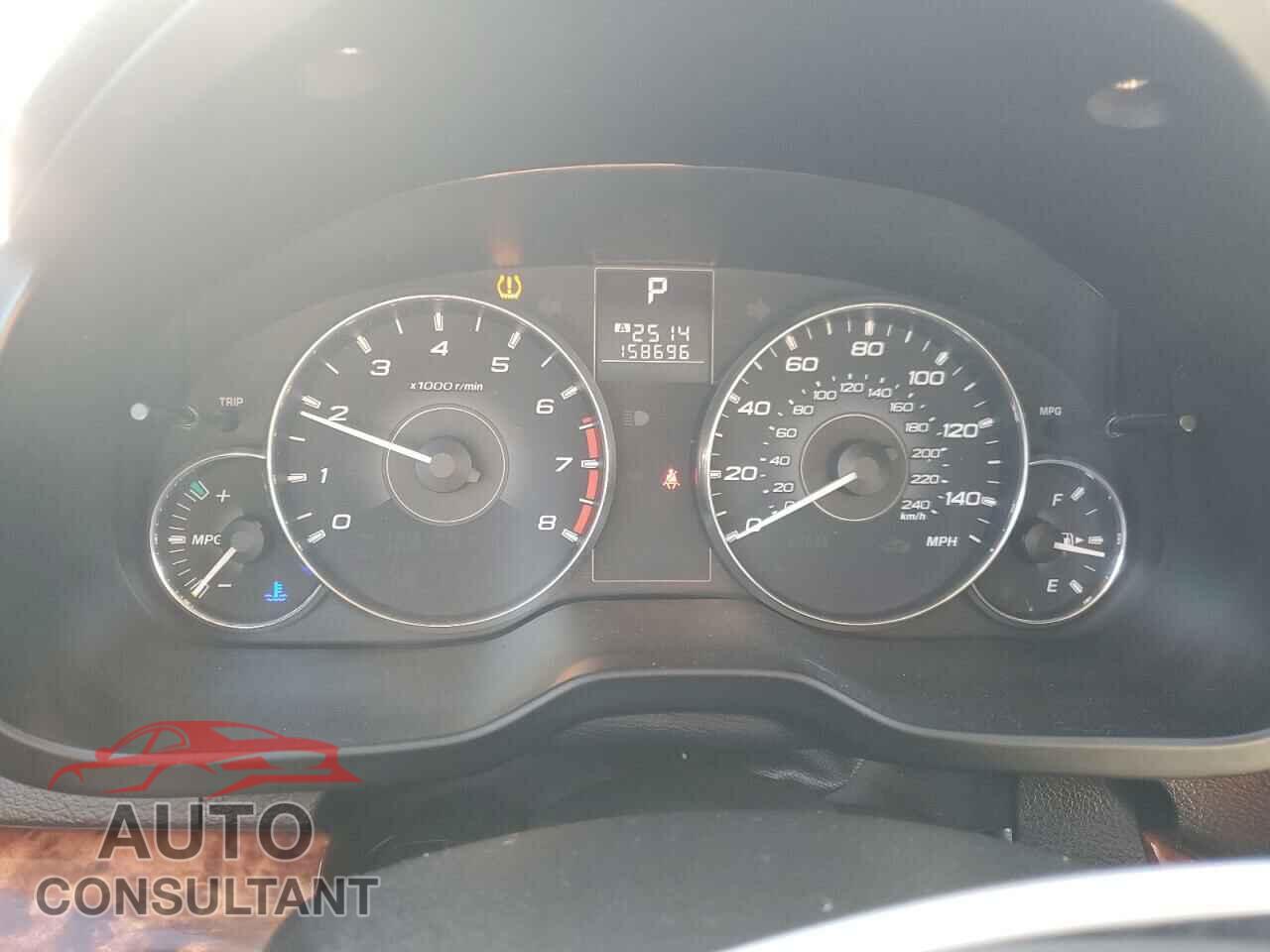 SUBARU OUTBACK 2012 - 4S4BRBLC6C3230432