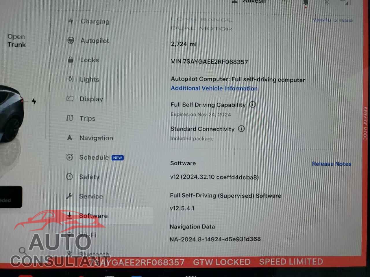TESLA MODEL Y 2024 - 7SAYGAEE2RF068357