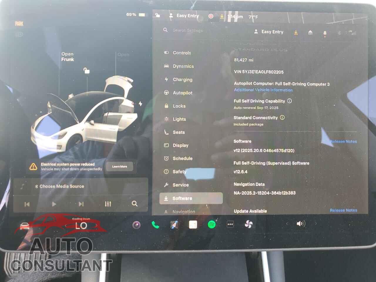 TESLA MODEL 3 2020 - 5YJ3E1EA0LF802205