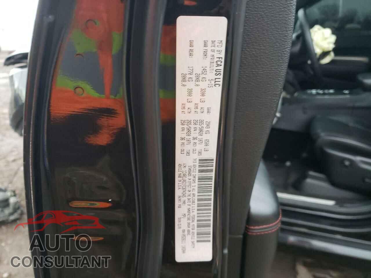 DODGE DURANGO 2017 - 1C4SDJCTXHC857638