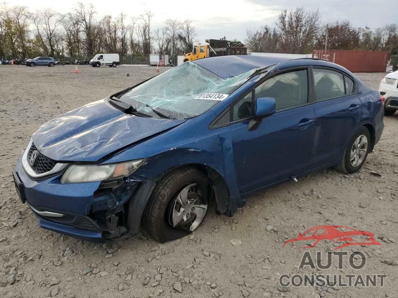 HONDA CIVIC 2013 - 2HGFB2F51DH512842