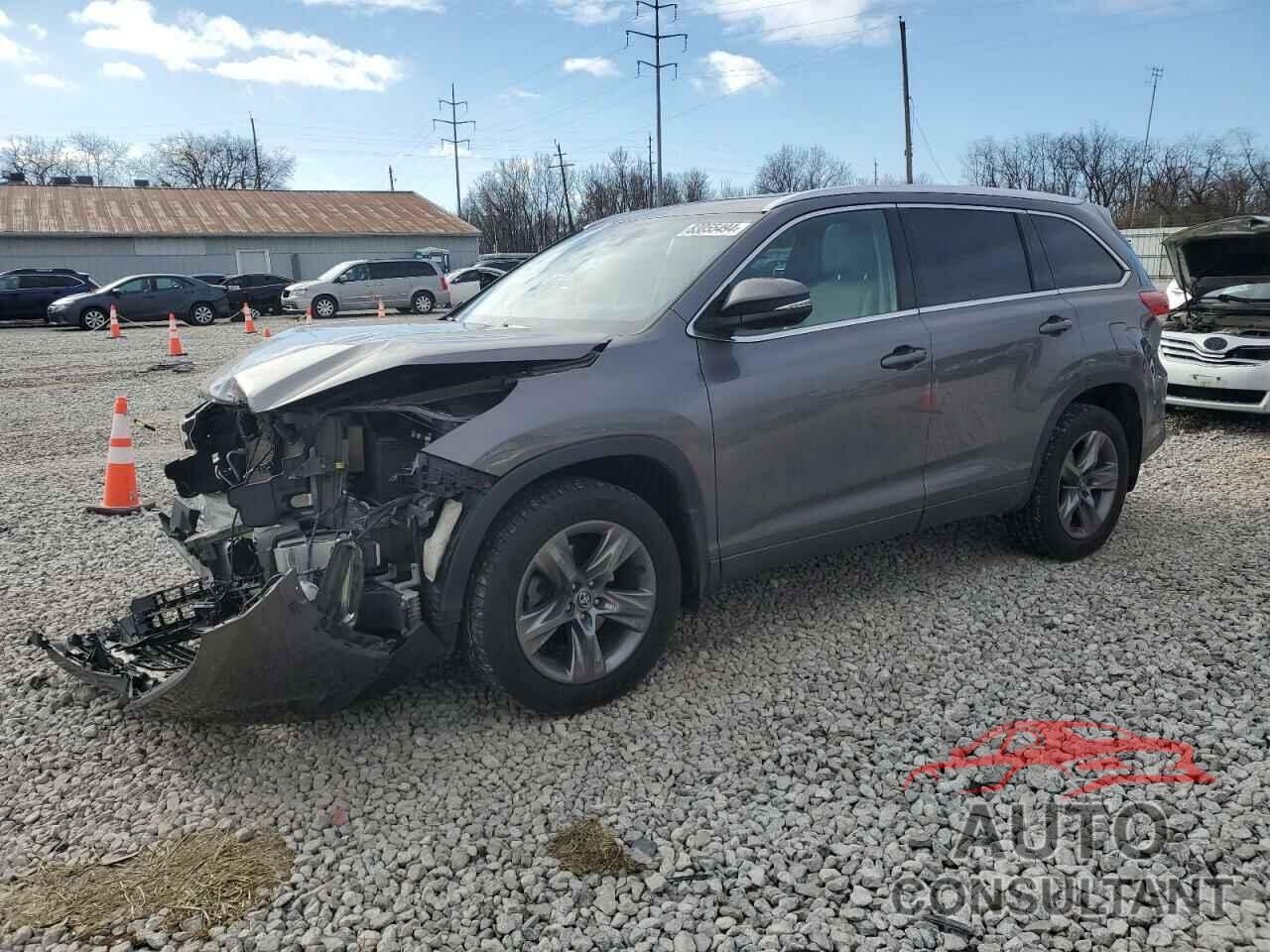 TOYOTA HIGHLANDER 2019 - 5TDDZRFH2KS987175