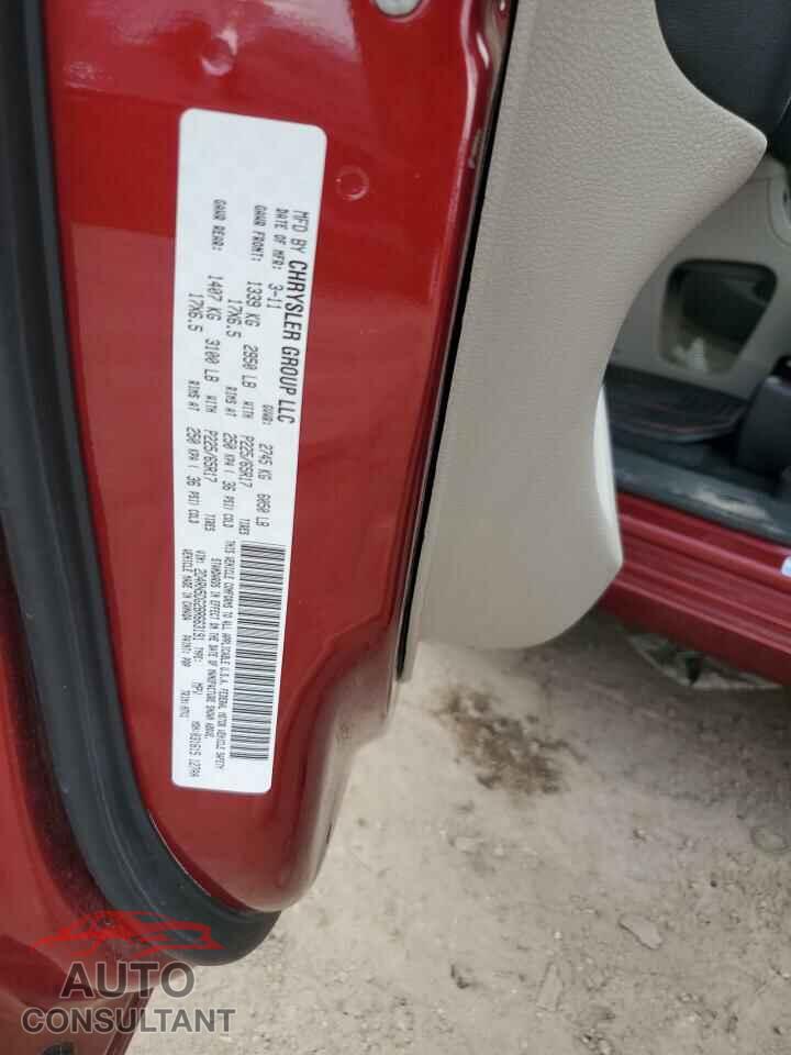 DODGE CARAVAN 2011 - 2D4RN5DG2BR663191