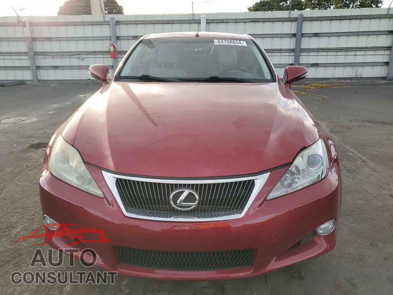 LEXUS IS 2010 - JTHFF2C27A2512196