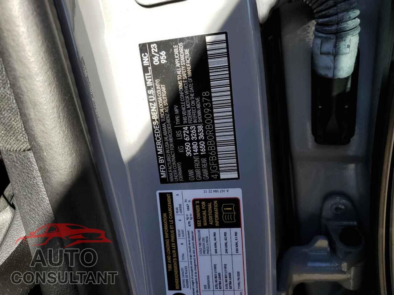 MERCEDES-BENZ GLE-CLASS 2024 - 4JGFB6BB0RB009378