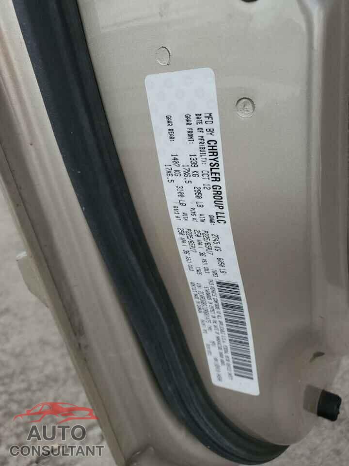DODGE CARAVAN 2013 - 2C4RDGBG1DR601475