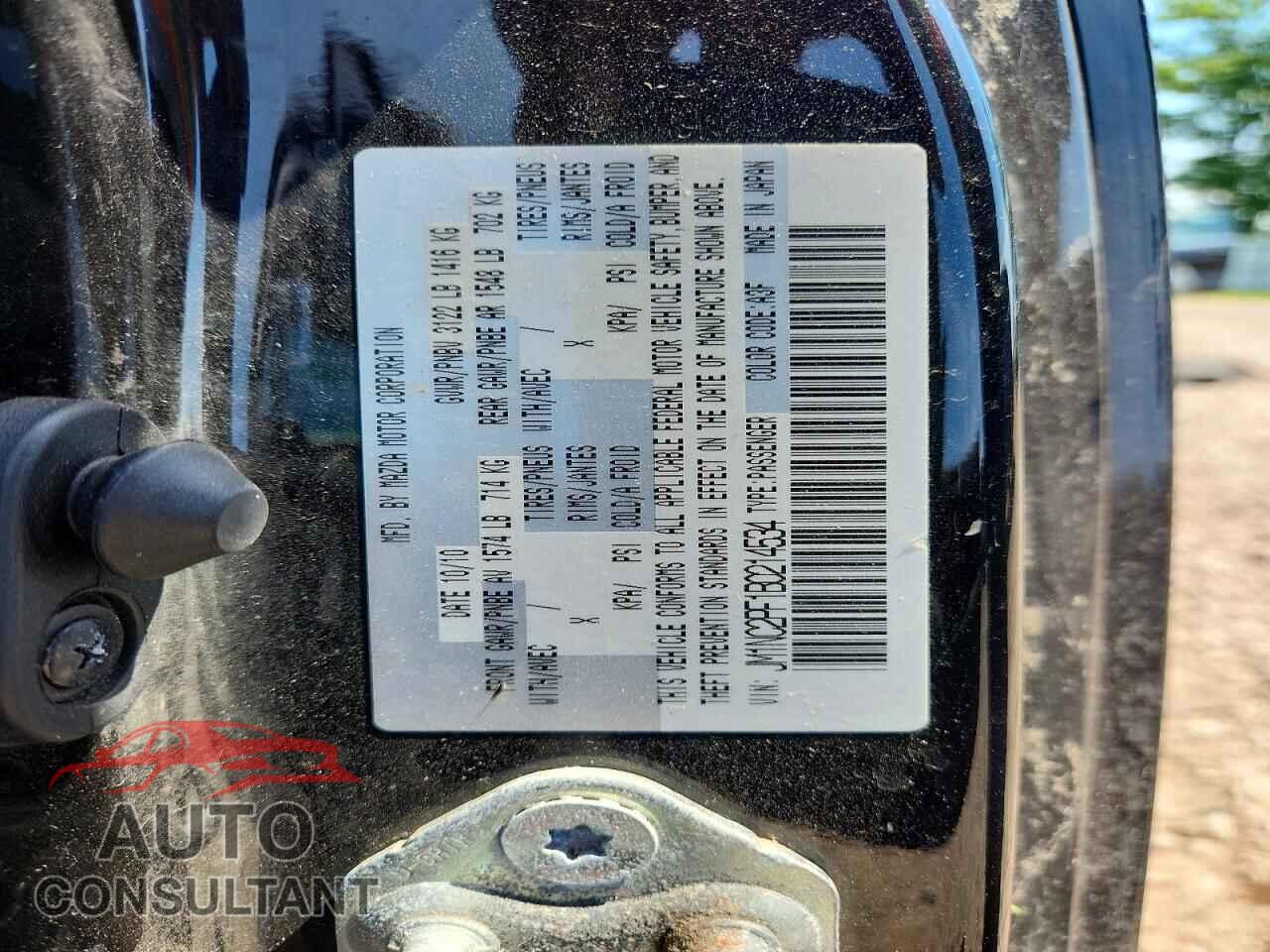 MAZDA MX5 2011 - JM1NC2PF1B0214534