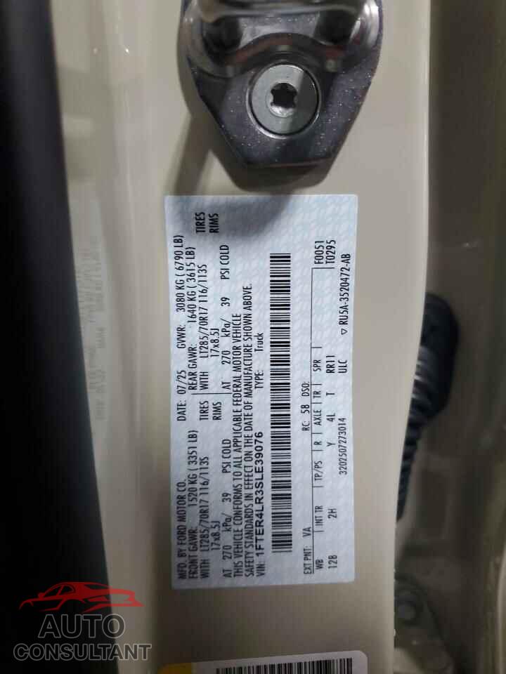 FORD RANGER 2025 - 1FTER4LR3SLE39076