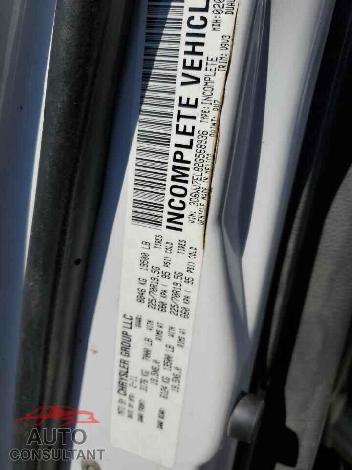 DODGE RAM 5500 2011 - 3D6WU7EL8BG568936