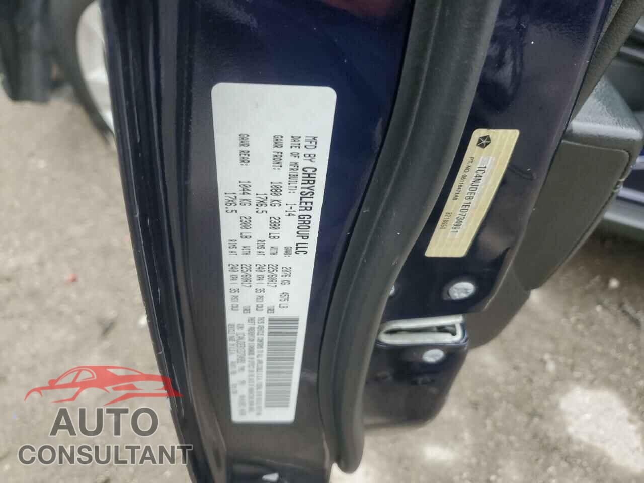 JEEP COMPASS 2014 - 1C4NJDEB1ED734991