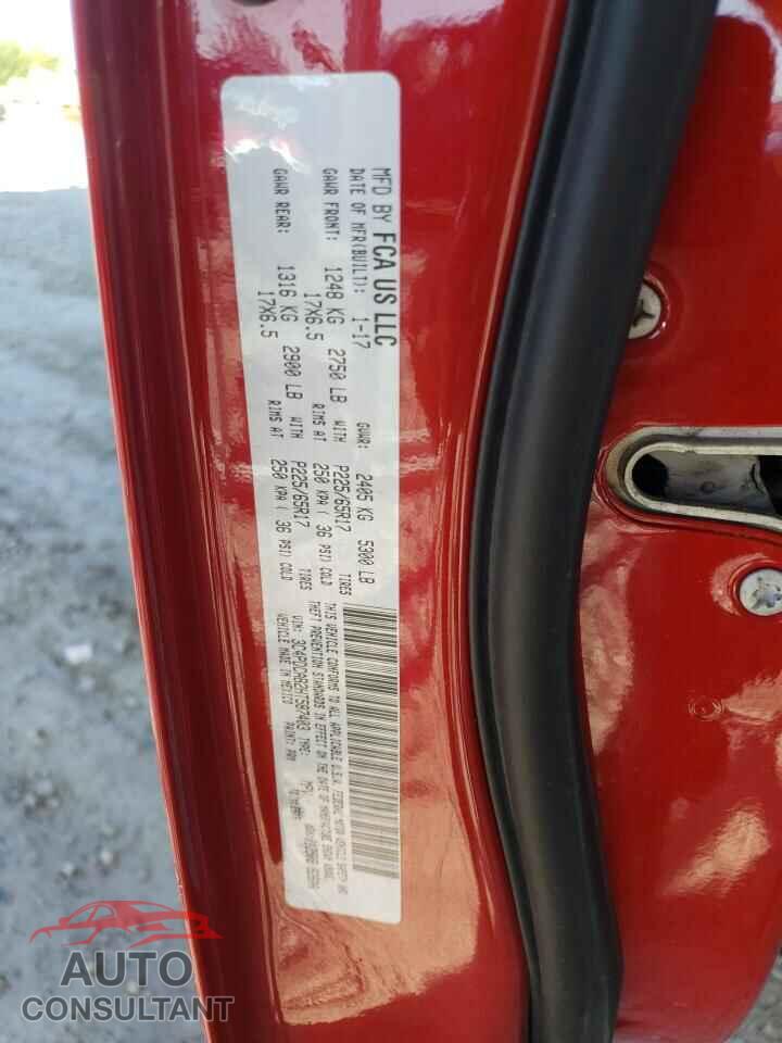 DODGE JOURNEY 2017 - 3C4PDCAB2HT587403