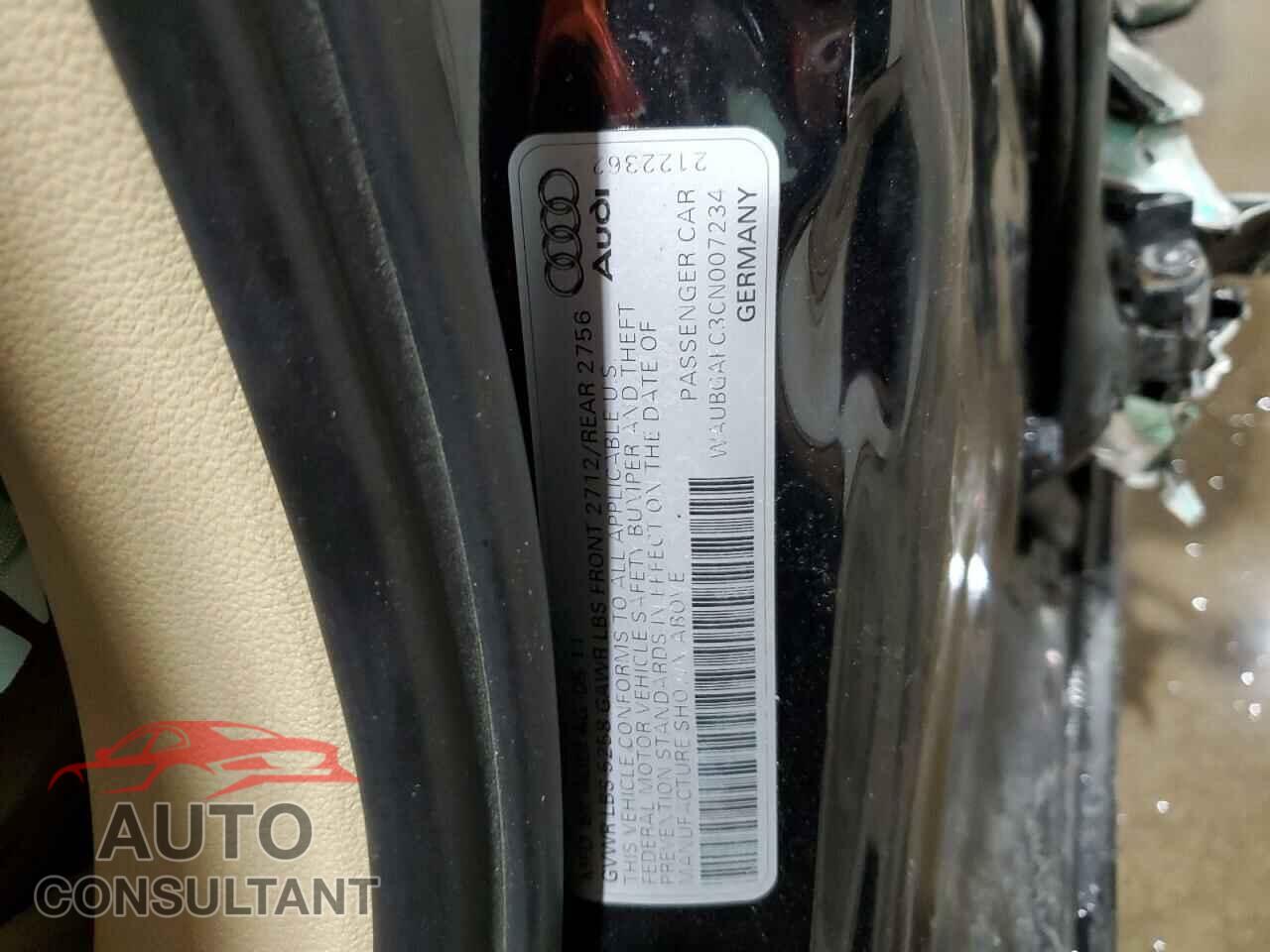 AUDI A6 2012 - WAUBGAFC3CN007234